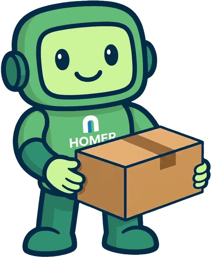 Homer, Padspin's AI moving concierge